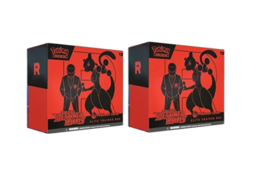 2025 Pokémon Scarlet & Violet Destined Rivals Pokemon Center Elite Trainer Box 2x Lot