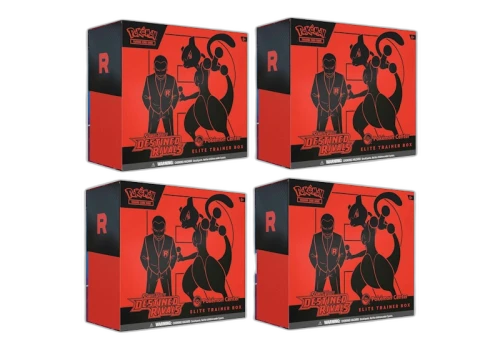 2025 Pokémon Scarlet & Violet Destined Rivals Pokemon Center Elite Trainer Box 4x Lot