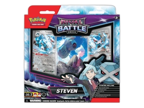 2025 Pokémon Scarlet & Violet Destined Rivals Steven Rival Battle Deck