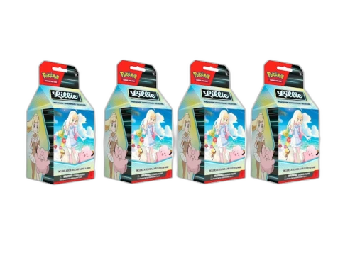2025 Pokémon Scarlet & Violet Journey Together Lillie Premium Tournament Collection 4x Lot