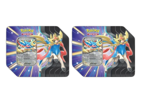 2025 Pokémon Scarlet & Violet Journey Together Zacian EX Slashing Legends Tin 2x Lot