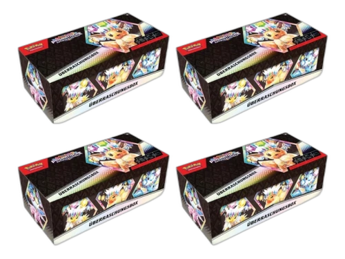 2025 Pokémon Scarlet & Violet Prismatic Evoloutions Surprise Box (German) 4x Lot
