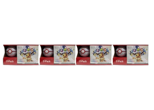 2025 Pokémon Scarlet & Violet Prismatic Evolutions Elite Trainer Box + Pokeball Sam's Club Bundle 4x Lot (Pokeball Color May Vary)