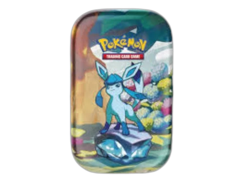 2025 Pokémon Scarlet Violet Prismatic Evolutions Glaceon Tin