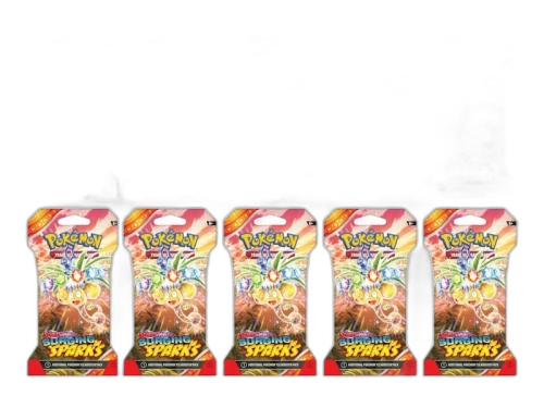 2025 Pokémon Scarlet & Violet Surging Sparks Alolan Exeggutor Sleeved Booster Pack 10x Lot