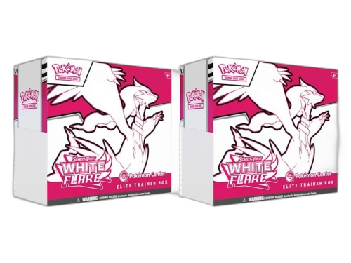 2025 Pokémon Scarlet & Violet White Flare Elite Trainer Box 2x Lot