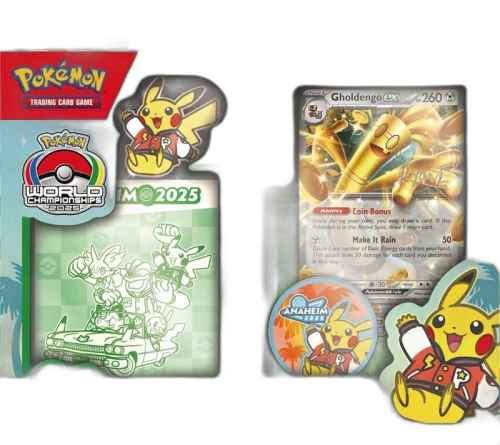 2025 Pokemon World Champion Deck Anaheim Liao Fu Guan Gholdengo Box