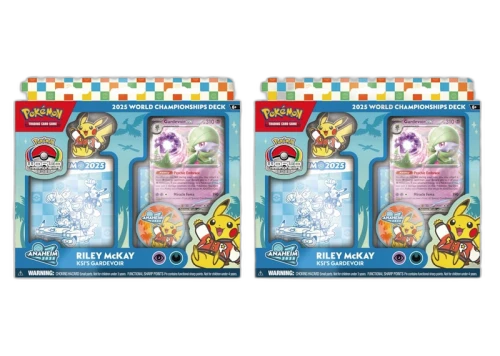 2025 Pokemon World Champion Deck Anaheim Riley McKay KSI's Gardevoir Box 2x Lot
