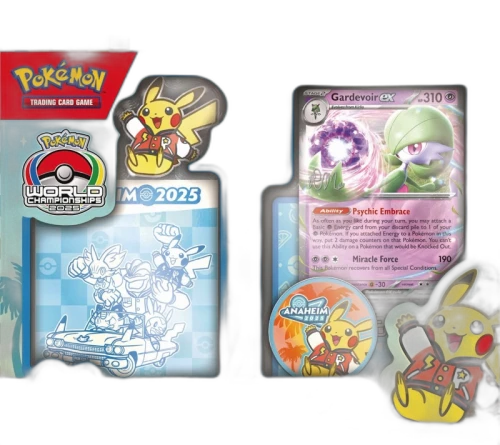 2025 Pokemon World Champion Deck Anaheim Riley McKay KSI's Gardevoir Box