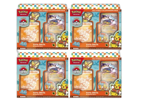 2025 Pokemon World Champion Deck Anaheim Yuya Okita Raging Bolt ex Box 4x Lot