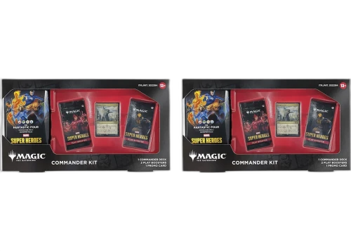 Magic: The Gathering 2026 Magic the Gathering Marvel Super Herores Fantastic Four Commander Kit (Costco Exclusive) 2x Lot