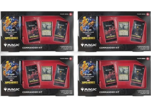 Magic: The Gathering 2026 Magic the Gathering Marvel Super Herores Fantastic Four Commander Kit (Costco Exclusive) 4x Lot
