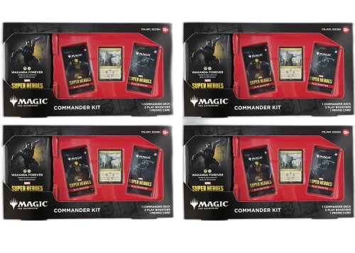Magic: The Gathering 2026 Magic the Gathering Marvel Super Herores Wakanda Forever Commander Kit (Costco Exclusive) 4x Lot