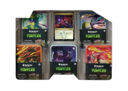 Magic: The Gathering 2026 Magic the Gathering Teenage Mutant Ninja Turtles Universes Beyond 5 Tin Booster Collection 4x Lot