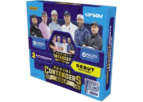 2026 Panini Contenders 1st off the Line LIV Golf Trading Card Box