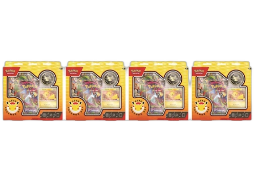 2026 Pokémon Day Pikachu Collection 4x Lot