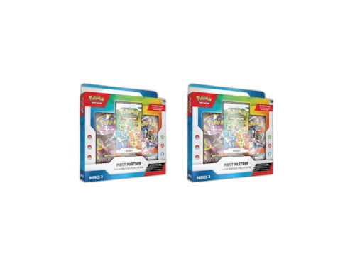 2026 Pokémon First Partner Illustration Collection Series 3 Box 2x Lot