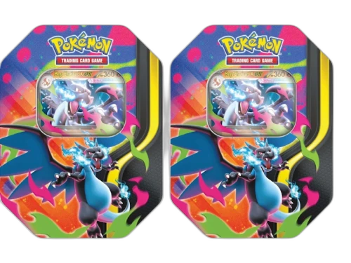 2026 Pokémon Mega Charizard X ex Tin 2x Lot