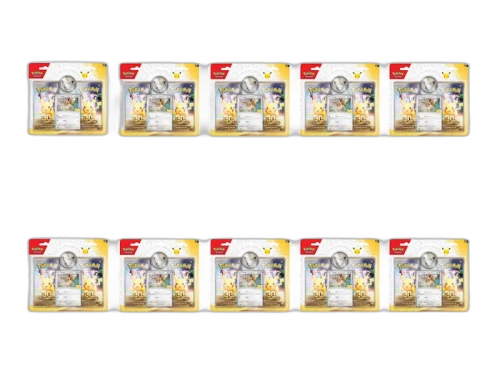 2026 Pokémon Mega Evolution 30th Celebration 2 Pack Blister 10x Lot