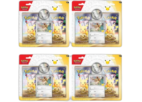 2026 Pokémon Mega Evolution 30th Celebration 2 Pack Blister 4x Lot