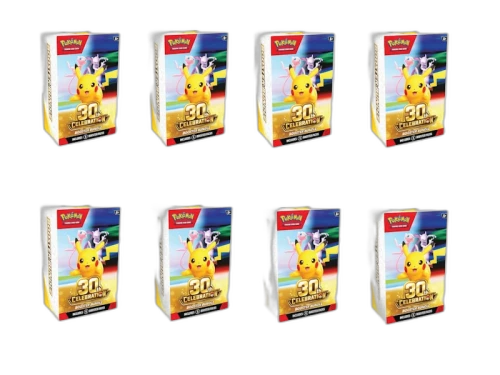2026 Pokémon Mega Evolution 30th Celebration Booster Bundle 8x Lot