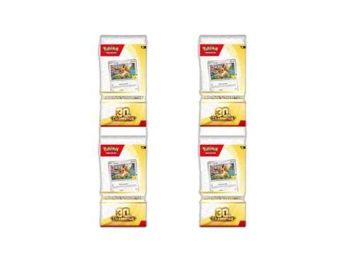 2026 Pokémon Mega Evolution 30th Celebration Knock Out Collection 4x Lot