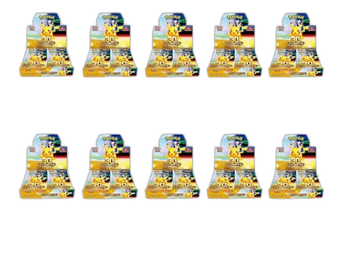 2026 Pokémon Mega Evolution 30th Celebration Booster Box 10x Lot