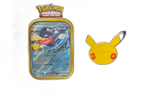 2026 Pokémon Mega Evolution 30th Celebration Greninja Tin