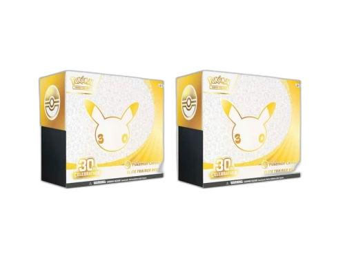 2026 Pokémon Mega Evolution 30th Celebration Pokemon Center Elite Trainer Box 2x Lot