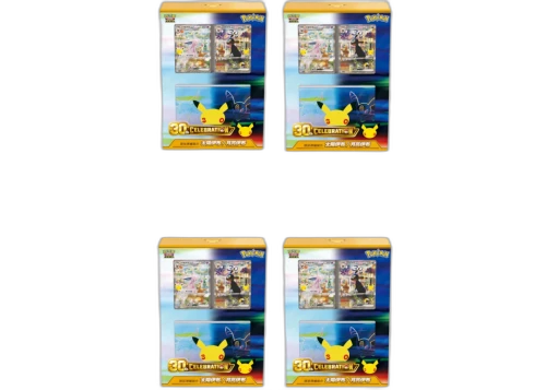 2026 Pokémon Mega Evolution 30th Celebration Premium Deck Set Espeon & Umbreon (Traditional Chinese) 4x Lot
