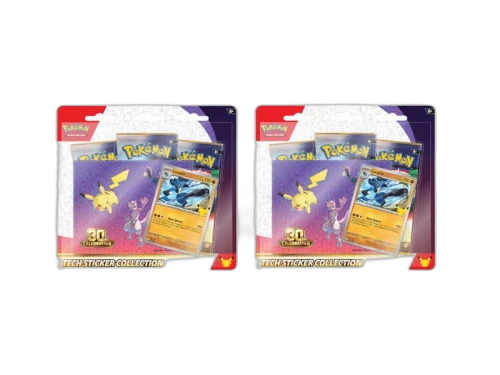 2026 Pokémon Mega Evolution 30th Celebration Tech Sticker Collection : Lucario Promo 2x Lot