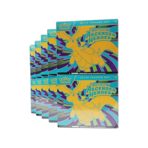 2026 Pokémon Mega Evolution Ascended Heroes Elite Trainer Box 10x Lot