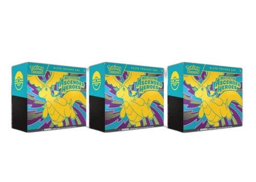2026 Pokémon Mega Evolution Ascended Heroes Elite Trainer Box 3x Lot