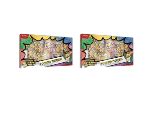 2026 Pokémon Mega Evolution Ascended Heroes Focused Fighters Premium Collection (Sam's Club Exclusive) 2x Lot