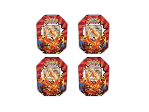 2026 Pokémon Mega Evolution Ascended Heroes Mega Emboar ex Tin 4x Lot