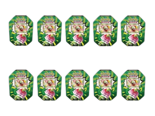 2026 Pokémon Mega Evolution Ascended Heroes Mega Meganium ex Tin 10x Lot