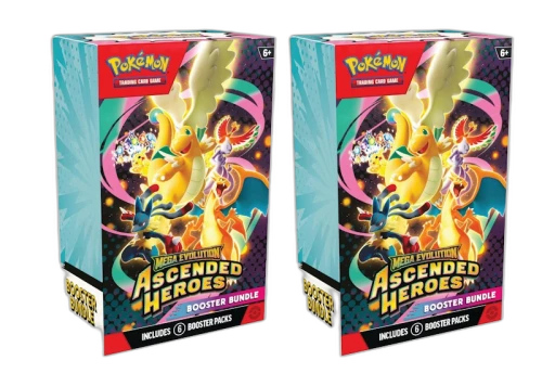 2026 Pokémon Mega Evolution Ascended Heroes Booster Bundle 2x Lot