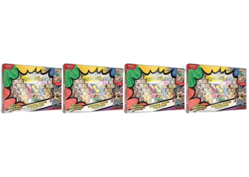 2026 Pokémon Mega Evolution Ascended Heroes Mega Lucario Premium Poster Collection 4x Lot