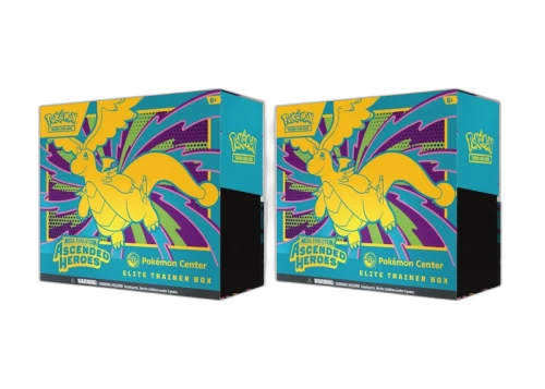 2026 Pokémon Mega Evolution Ascended Heroes Pokemon Center Elite Trainer Box 2x Lot