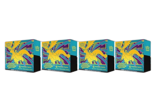 2026 Pokémon Mega Evolution Ascended Heroes Pokemon Center Elite Trainer Box 4x Lot