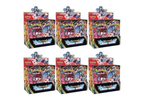 2026 Pokémon Mega Evolution Chaos Rising Booster Box 6x Lot