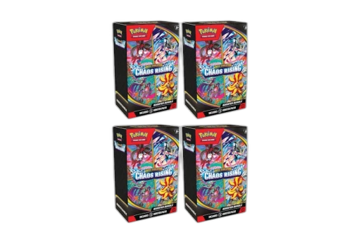 2026 Pokémon Mega Evolution Chaos Rising Booster Bundle 4x Lot