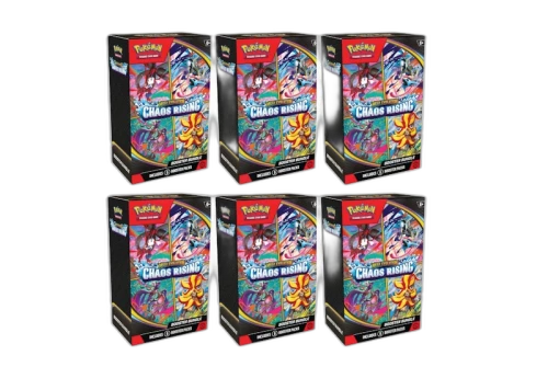 2026 Pokémon Mega Evolution Chaos Rising Booster Bundle 6x Lot