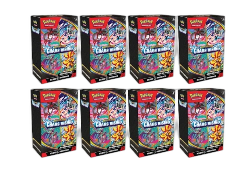2026 Pokémon Mega Evolution Chaos Rising Booster Bundle 8x Lot