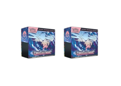 2026 Pokémon Mega Evolution Chaos Rising Elite Trainer Box French Version 2x Lot
