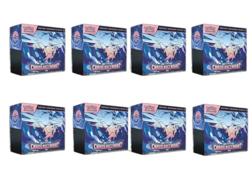 2026 Pokémon Mega Evolution Chaos Rising Elite Trainer Box French Version 8x Lot