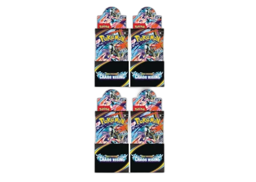2026 Pokémon Mega Evolution Chaos Rising Half Booster Box 4x Lot
