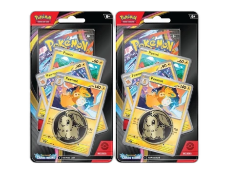 2026 Pokémon Mega Evolution Chaos Rising Pawmot 3 Pack Blister 2x Lot