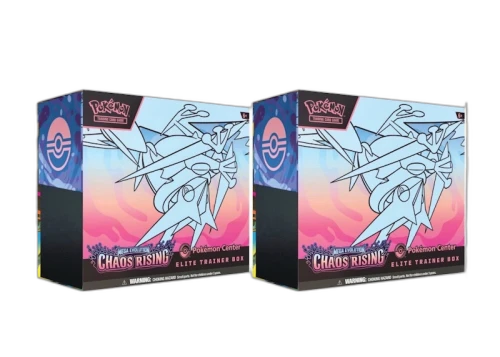 2026 Pokémon Mega Evolution Chaos Rising Pokemon Center Elite Trainer Box 2x Lot