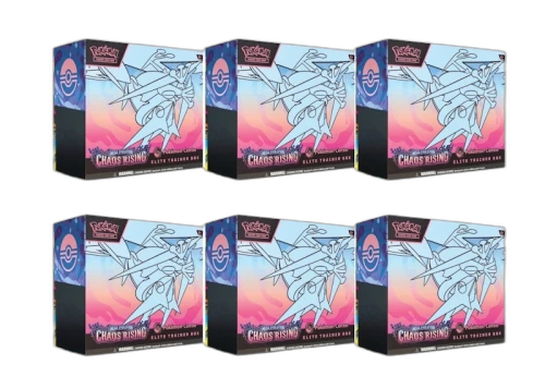 2026 Pokémon Mega Evolution Chaos Rising Pokemon Center Elite Trainer Box 6x Lot